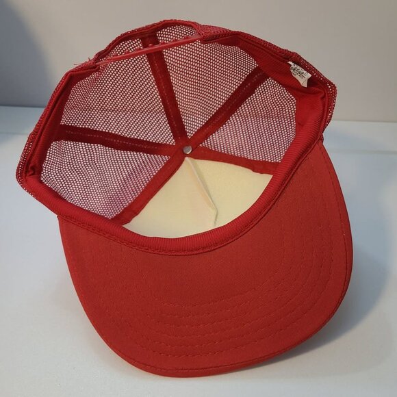 Vintage 90s Trucker Hat Busch Gardens Tampa Screen Printed Mesh Adjustable Hat - Picture 7 of 8